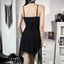 Black A-line Spaghetti Straps Short Homecoming Dresses,Cheap Short Prom Dresses,CM949