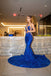 Gorgeous Blue Mermaid Long Party Prom Dresses To Impress,Evening Dress,13498