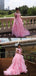 Gorgeous Pink A-line Long Party Prom Dresses To Impress,Evening Dress,13538