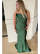 Sexy Green Mermaid Long Party Prom Dresses To Impress,Evening Dress,13424