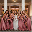 Mismatched Mermaid Dusty Rose Long Bridesmaid Dresses Gown Online,WG936