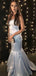 Sexy Blue Mermaid Sweetheart Strapless Maxi Long Party Prom Dresses,13114