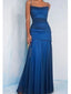 Sexy Blue Sheath Spaghetti Straps Maxi Long Party Prom Dresses, Evening Dress,13184