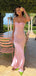Sexy Pink Mermaid Halter Long Party Prom Dresses To Impress,Evening Dress,13568