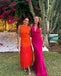 Sexy Red Mermaid V-neck Long Party Prom Dresses To Impress,Evening Dress,13562