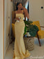 Sexy Yellow Mermaid Long Party Prom Dresses To Impress,Evening Dress,13484