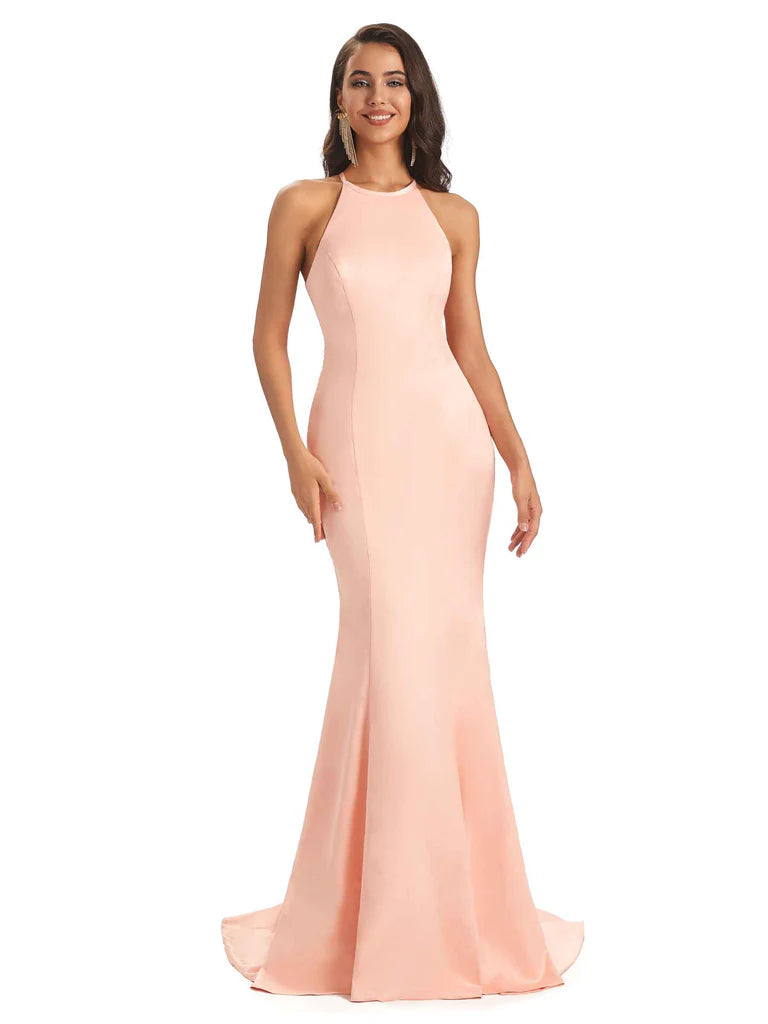 Simple Sabrina Sexy Cheap Long Bridesmaid Dresses Online, WG571