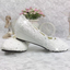 Women's Wedding Shoes Decorative Lace Wedding Low Heels Bridal Shoes, H92