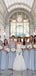 A-line Tulle Sleevless Bridesmaid Dresses Online, Cheap Bridesmaid Dresses WG810