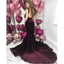 Burgundy Mermaid Backless Straps Cheap Long Bridesmaid Dresses Online,WG976