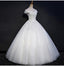 Cap Sleeve Lace Beaded A line Wedding Dresses, Custom Made Wedding Dresses, Cheap Wedding Gowns, WD212