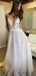 Champagne Spaghetti Straps Backless Cheap Wedding Dresses Online, Cheap Bridal Dresses, WD611