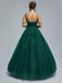 Green A-line Spaghetti Straps Cheap Long Prom Dresses Online,12802