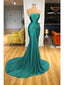 Green Mermaid Sweetheart Cheap Long Prom Dresses,Evening Party Dresses,12710