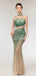 High Neck Heavily Beaded Mermaid Long Evening Prom Dresses, Evening Party Prom Dresses, 12007