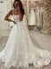 Lace Straps A-line Cheap Lace Wedding Dresses Online, Cheap Bridal Dresses, WD624