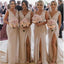Mismatched Chiffon Cheap Long Cheap Bridesmaid Dresses Online, WG635