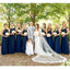Mismatched Navy Chiffon Long Bridesmaid Dresses Online, Cheap Bridesmaids Dresses, WG702