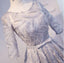 Modest Long Sleeve Gray Homecoming Prom Dresses, Affordable Short Party Prom Dresses, Perfect Homecoming Dresses, CM300