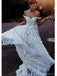 Off Shoulder Lace A-line Wedding Dresses Online, Cheap Unique Bridal Dresses, WD597