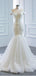 Off Shoulder Lace Mermaid Wedding Dresses, Cheap Wedding Gown, WD717
