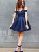 Off Shoulder Simple Cheap Short Homecoming Dresses Online, CM629
