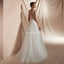 See Through Cap-Sleeves A-line Cheap Wedding Dresses Online, Cheap Bridal Dresses, WD579