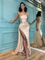 Sexy Sheath High Slit Maxi Long Prom Dresses,Evening Dresses,13026
