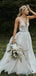 Sexy V-Neck Lace A-line Cheap Wedding Dresses Online, Cheap Bridal Dresses, WD616