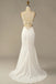 Simple Mermaid Spaghetti Straps Backless Cheap Long Prom Dresses,12771