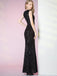 Sparkly Black Sequin Mermaid Long Evening Prom Dresses, Evening Party Prom Dresses, 12292