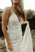 Straps Mermaid backless Handmade Lace Wedding Dresses,WD778
