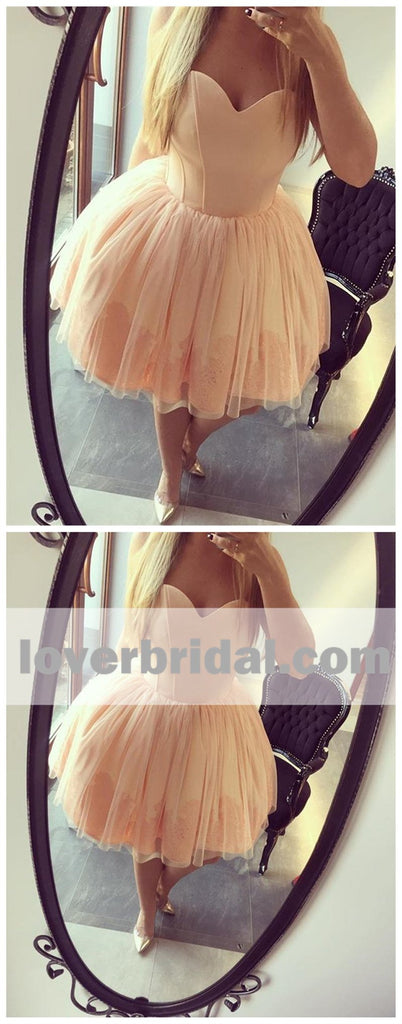 Sweetheart Simple Cheap Short Homecoming Dresses Online, CM527
