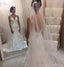 V Neck Backless Lace Mermaid Cheap Wedding Dresses Online, Cheap Bridal Dresses, WD530
